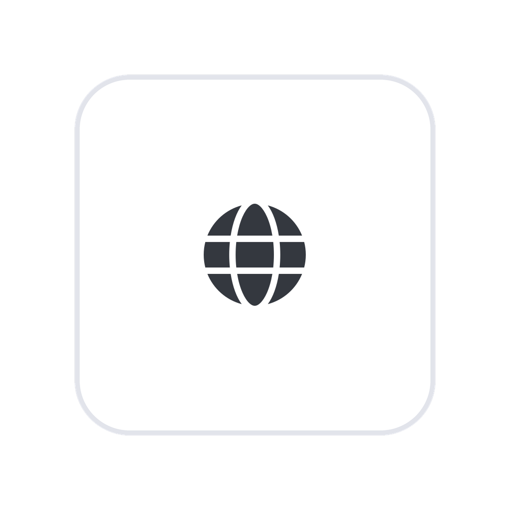 icono globo wordpress sin borde negro
